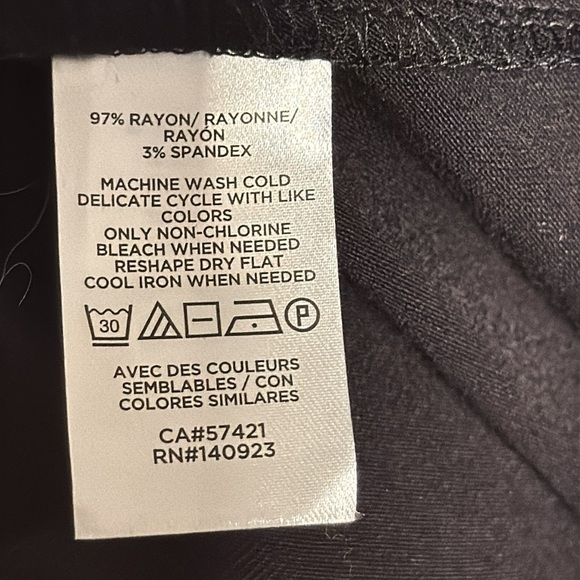 NWT Loft Twist Halter Top High Neck Sleeveless Black Size Large - Picture 7 of 8